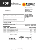 Suncoast Account Statement: Access Your Account: Sunnet Online Banking Sunmobile App Suntel Phone Banking