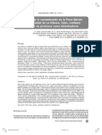 evaluación de la contaminación