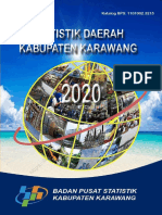 Statistik Daerah Kabupaten Karawang 2020