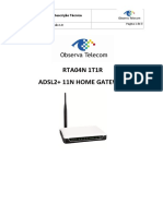 RTA04N 1T1R router ADSL2+ WiFi N