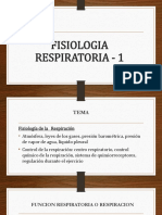Clase 1 - Fisiologia Respiratoria