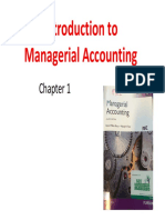 Introduction To Managerial Accounting: Chapter 1