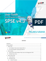 User Guide SPSE v4.3 Pelaku Usaha Non Tender Juni 2020