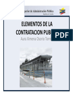 Elementos de La Contratacion Publica: Aura Ximena Osorio Torres