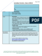 Year 10 - Term 2 2020-2021 Curriculum Statements Compilation