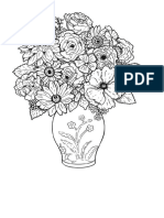 Coloriage Difficile Bouquet