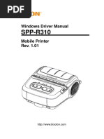 SPP-R310: Windows Driver Manual