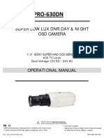PRO-630DN: Super Low Lux DNR Day & Night Osd Camera