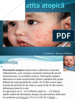 Dermatita Atopică Pediatrie INDIVIDUAL