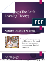Andragogy (The Adult Learning Theory)