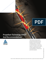 Propellant Technology FAQ'S and Recommendations