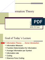 Information Theory: Prepared By: Amit Degada Teaching Assistant, ECED, NIT Surat