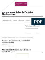 Atención de Enfermería Al Paciente Con Apendicitis Aguda - Revista Electrónica de Portales