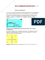 Iniciación A La Geometría Analítica Plana