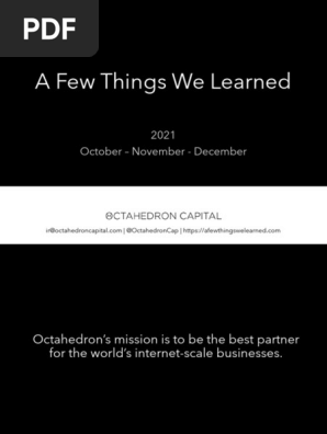 Octahedron research