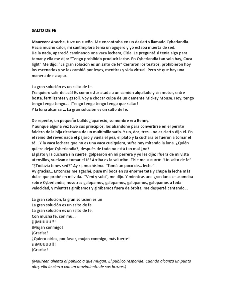 Salto de Fe | PDF