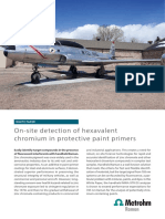 On-Site Detection of Hexavalent Chromium in Protective Paint Primers