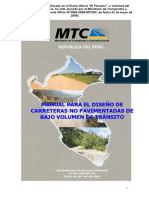 Manual de Carreteras No Pavimentadas de Bajo Volumen de Transito