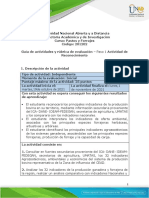 Guía de Actividades y Rúbrica de Evaluación - Unidad 1 - Paso 1 - Actividad de Reconocimiento