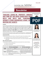 CMHM Newsletter - Thailand - REITS Buy-Back Conditions and Other Businesses 1 February 2021