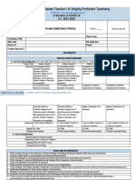 [Appendix 2B] RPMS Tool for Highly Proficient Teacher-Broadcasters SY 2021-2022 in the Time of COVID-19