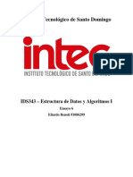 Ensayo 6 Estructura de Datos I Eliardo Benoit 1086299