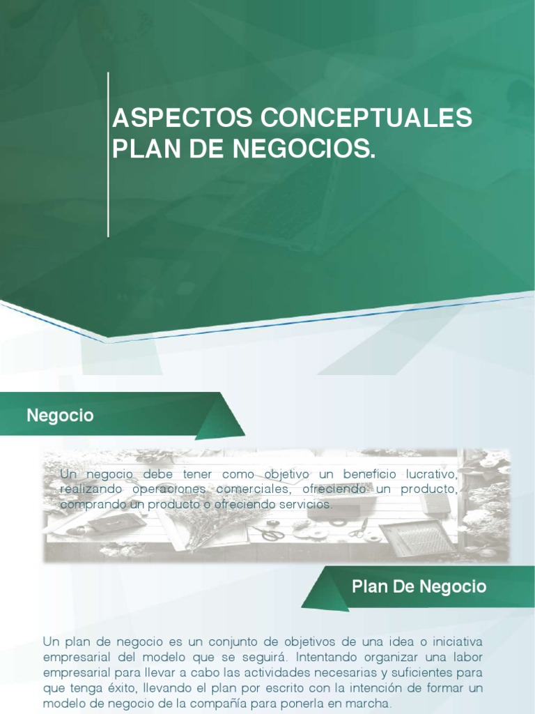 Guía para Elaborar un Plan de Negocio | PDF | Plan de negocios ...