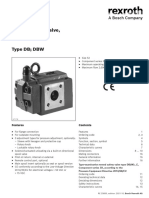 Pressure Relief Valve, Pilot-Operated Type DB DBW: RE 25850, Edition: 2021-10, Bosch Rexroth AG