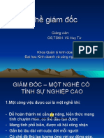 Bài Giảng Nghề Giám Đốc