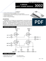 ISO 9001 Certified H-Bridge MOSFET Power Module Datasheet