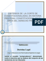 Presentación Criterios de La Corte en Materia Procesal Constitucional en El Área Del Derecho Privado Corregido