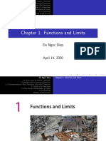 Chapter 1. Functions and Limits: Do Ngoc Diep