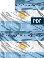Diplomas Lealtad-Bandera