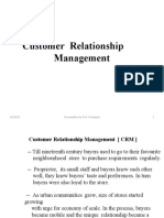Customer Relationship Management: 12/09/21 1 Presentation by Prof. H.Ganguly