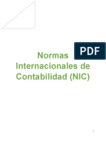 Normas Internacionales de Contabilidad (NIC)