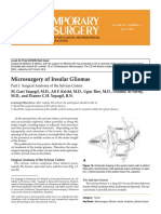 Microsurgery of Insular Gliomas