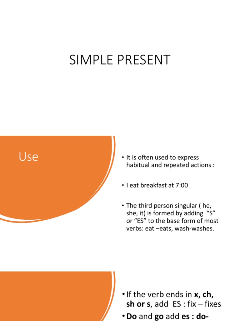 Simple Present B 1 1 | PDF