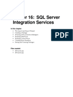 Chapter 16: SQL Server Integration Services