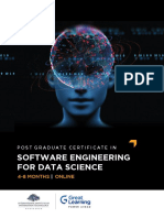 PG Certificate in Software Engineering for Data Science