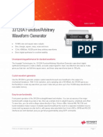 33120A Function/Arbitrary Waveform Generator: Uncompromising Performance For Standard Waveforms