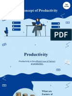 The Concept of Productivity: 9th Grade