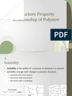 Polymer Structure-Property Relationship Guide