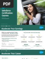 JU Salesforce Certification Course Brochure (2021 Class Schedule)