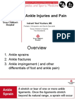 Foot and Ankle Injuries and Pain: Indranil Neel' Kushare, MD