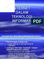 Penggunaan Internet Dalam Teknologi Komunikasi