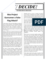 You Decide!: Was Project Gunrunner A False Flag Attack?