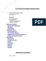 Fármacos Que Atuam No Sistema Respiratório