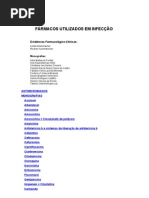 Fármacos utilizados em infecção