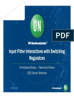 Input Filter Interactions With Switching by Basso