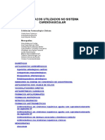 Fármacos Utilizados No Sistema Cardiovascular